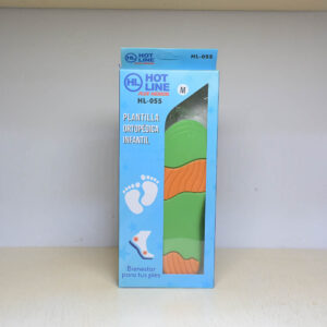 HL-055 plantilla ortopedica infantil color verde